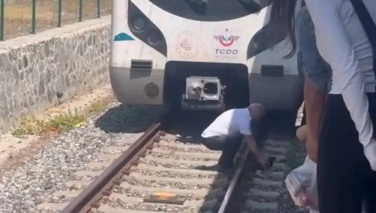 Marmaray Makinistinin İnanılmaz Hareketi: Raylardaki Kediyi Kurtardı!
