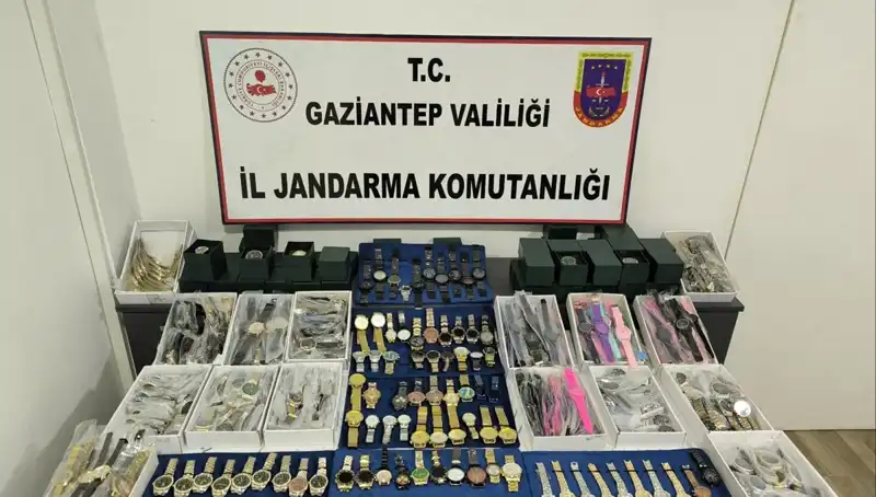Gaziantep'te 3 Milyon Lira Değerinde Kaçak Saat Operasyonu Gerçekleşti