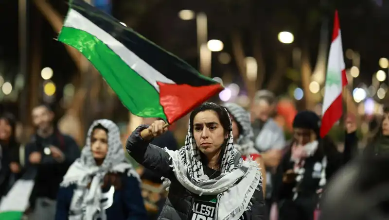 Meksika'da İsrail'in Gazze Saldırılarına Karşı Büyük Protesto Düzenlendi