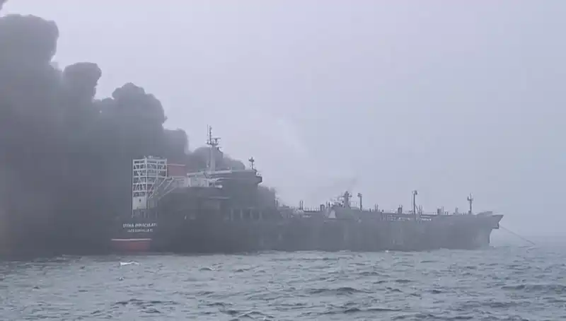 Kuzey Denizi'nde Zehirli Çarpışma: Kazadan Sonra Yasaklı Bölge İlan Edildi