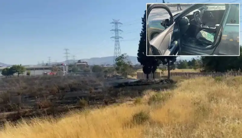 İzmir’deki Otluk Alan Yangını AVM Otoparkını Tehdit Ediyor!