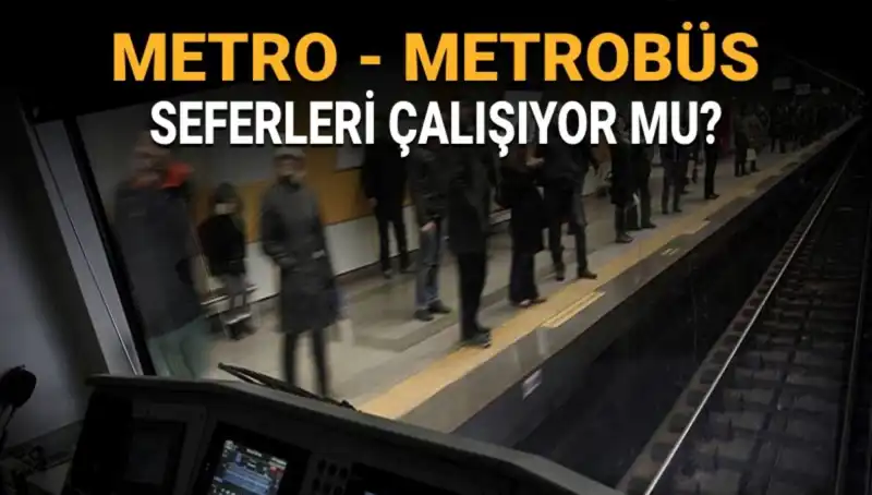 İstanbul’da Bugün Metrobüs ve Metro Seferleri Aktif Mi? Tüm Detaylar Burada