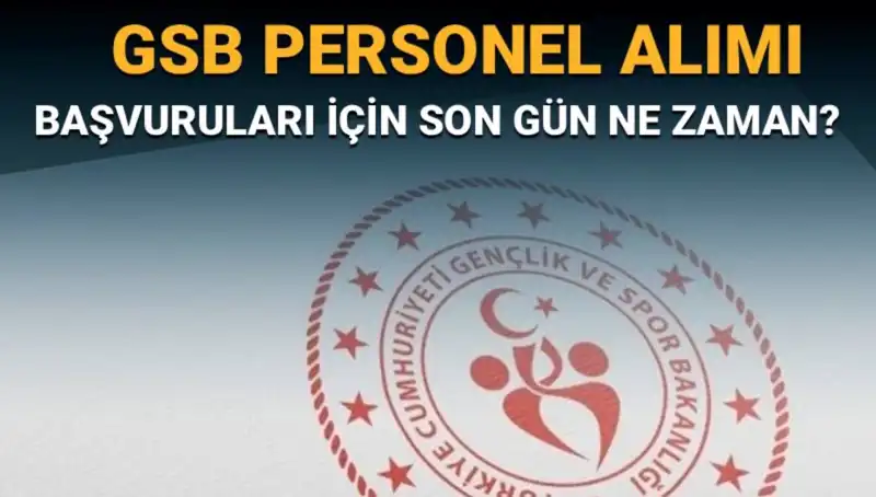 Gençlik ve Spor Bakanlığı Personel Alımı Başvuru Sürecinde Son Gün Yakalayın!